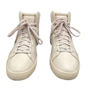 Mens Puma Clyde Mid Young an Reckless  Men's 11 Sneaker Rose Smoke 365880 02